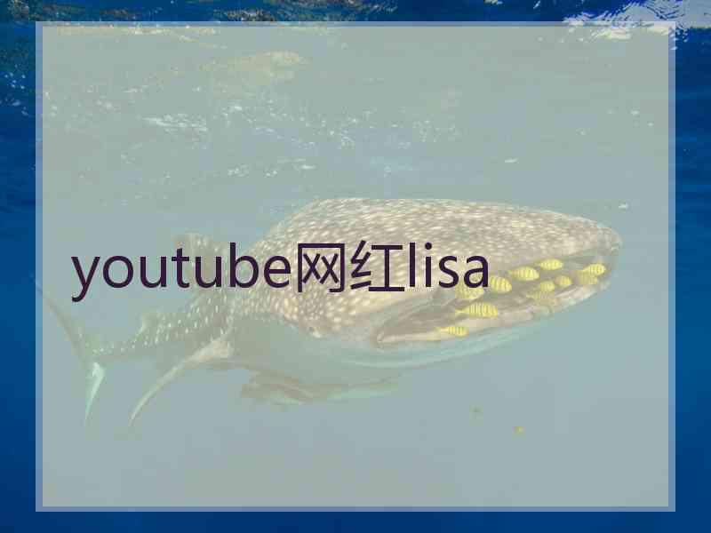 youtube网红lisa