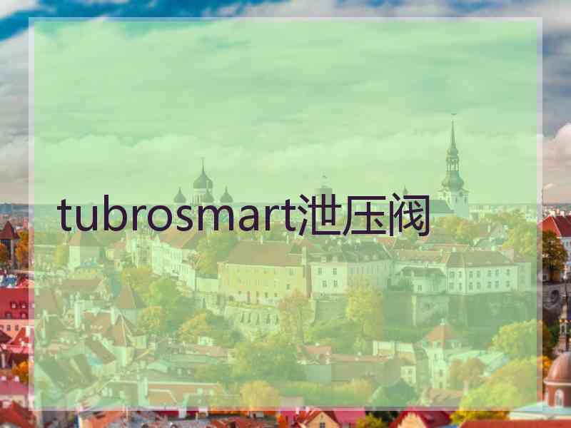 tubrosmart泄压阀