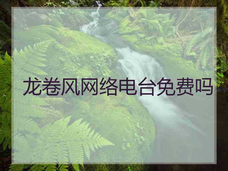 龙卷风网络电台免费吗