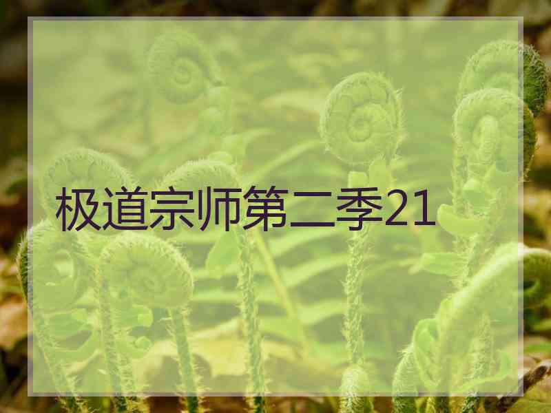 极道宗师第二季21