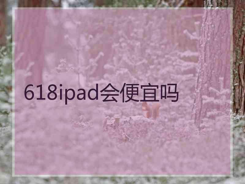 618ipad会便宜吗