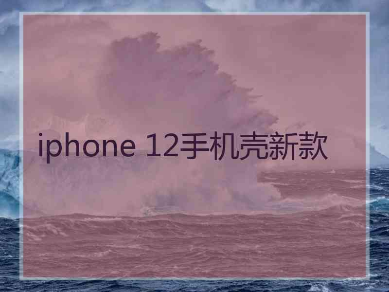 iphone 12手机壳新款