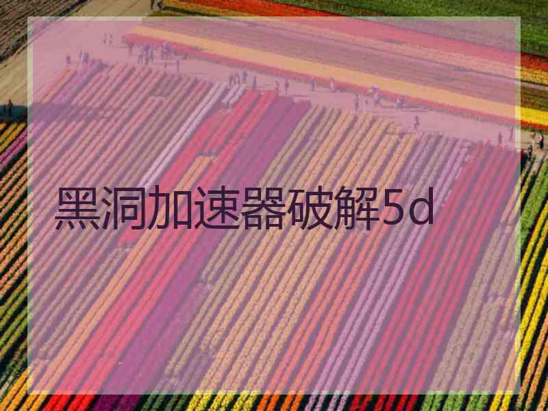 黑洞加速器破解5d