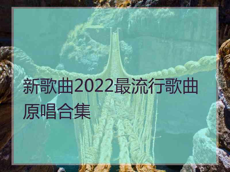 新歌曲2022最流行歌曲原唱合集