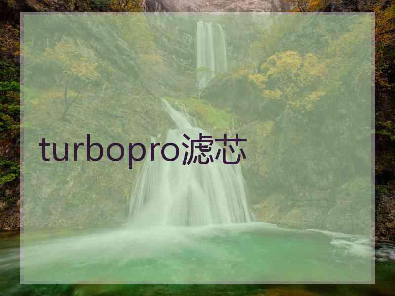 turbopro滤芯