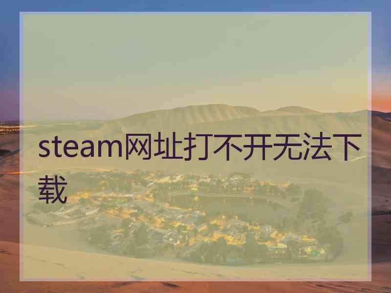 steam网址打不开无法下载