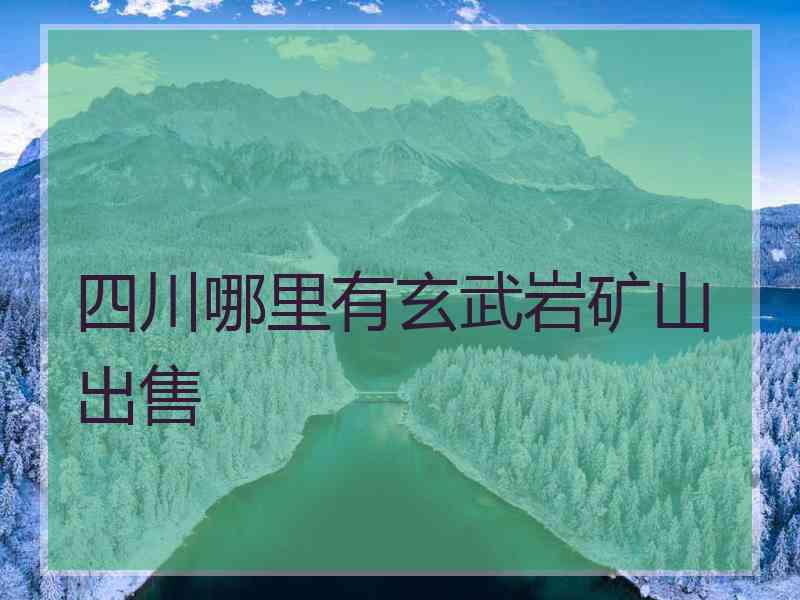 四川哪里有玄武岩矿山出售