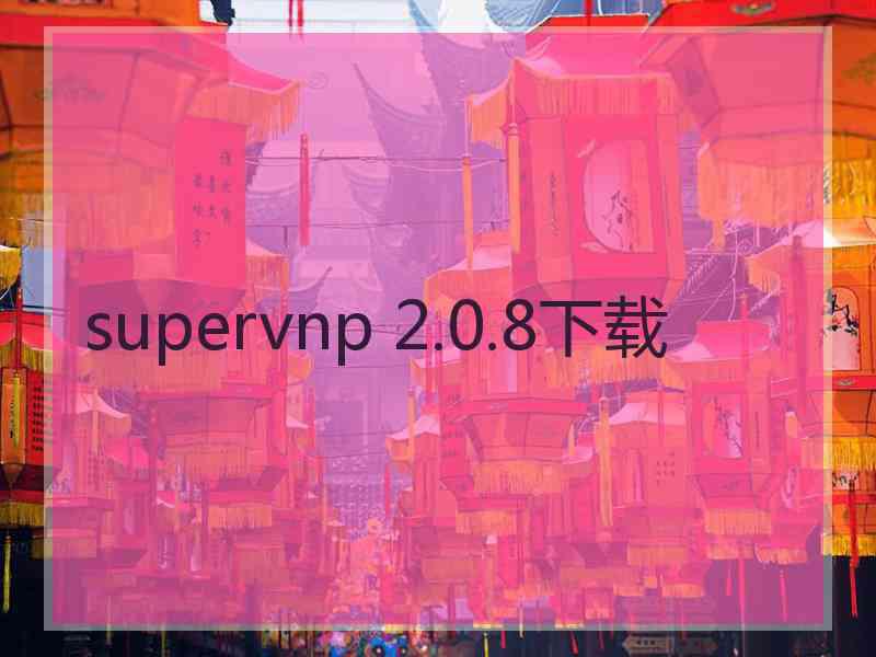 supervnp 2.0.8下载