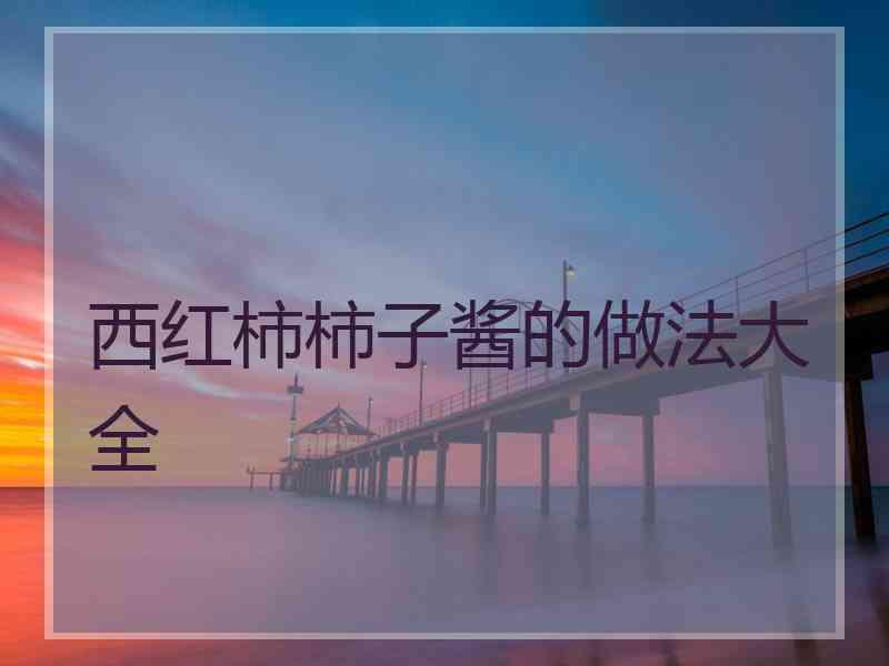 西红柿柿子酱的做法大全