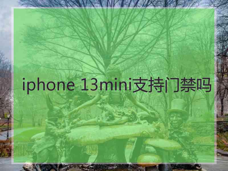 iphone 13mini支持门禁吗