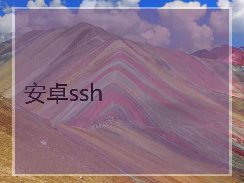 安卓ssh