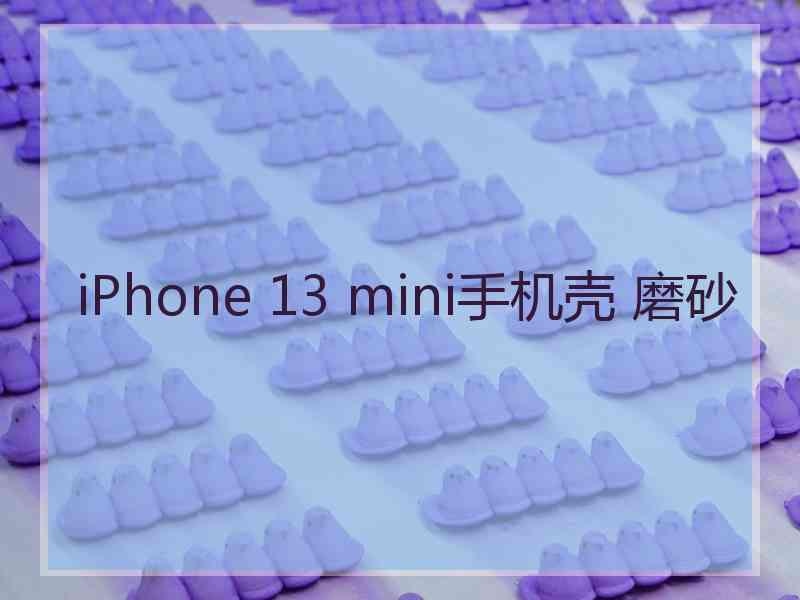 iPhone 13 mini手机壳 磨砂