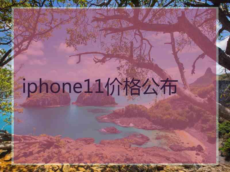 iphone11价格公布