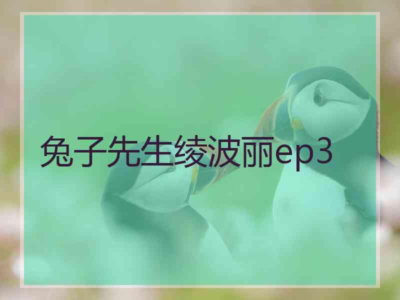 兔子先生绫波丽ep3