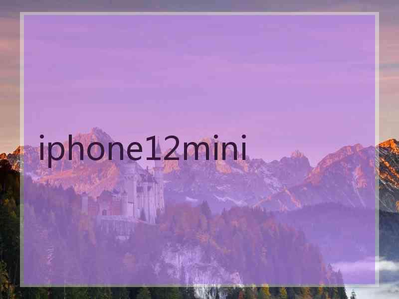 iphone12mini