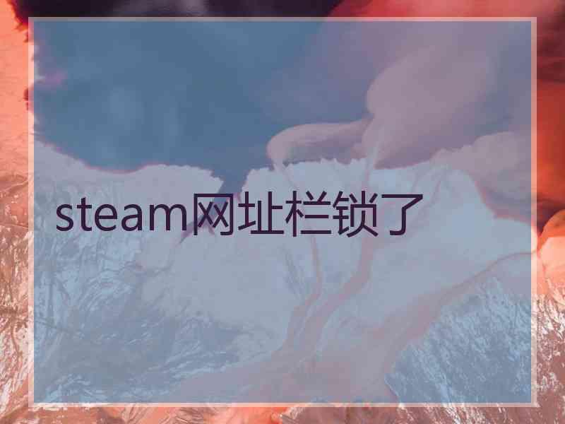 steam网址栏锁了