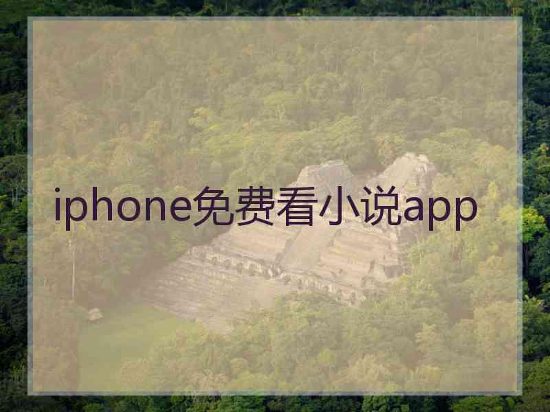 iphone免费看小说app