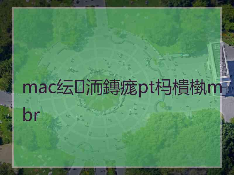 mac纭洏鏄痝pt杩樻槸mbr