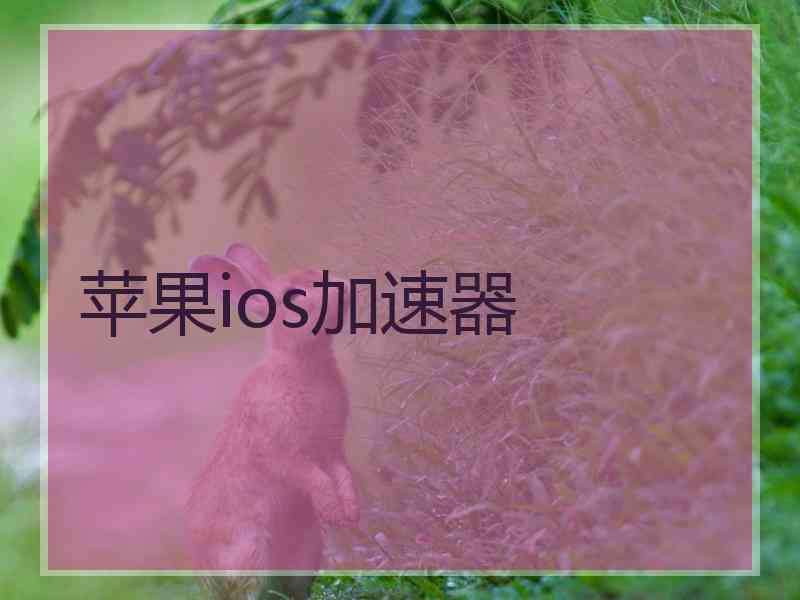 苹果ios加速器