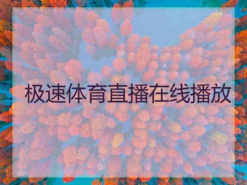 极速体育直播在线播放