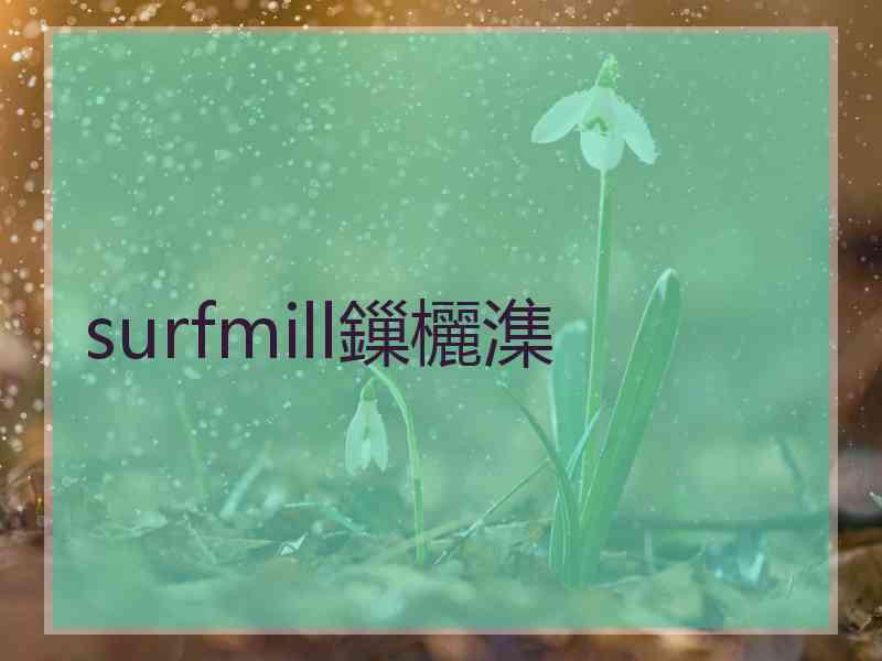 surfmill鏁欐潗