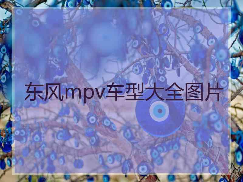 东风mpv车型大全图片