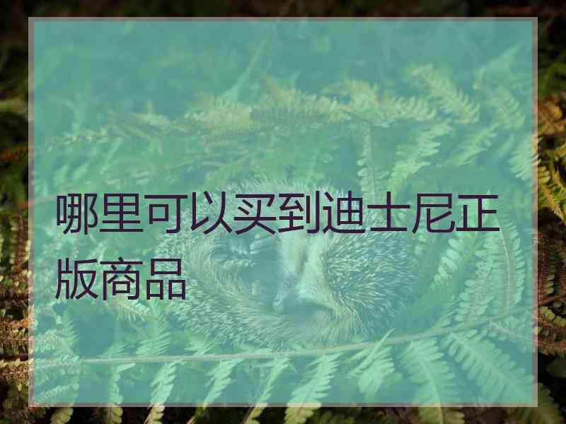 哪里可以买到迪士尼正版商品