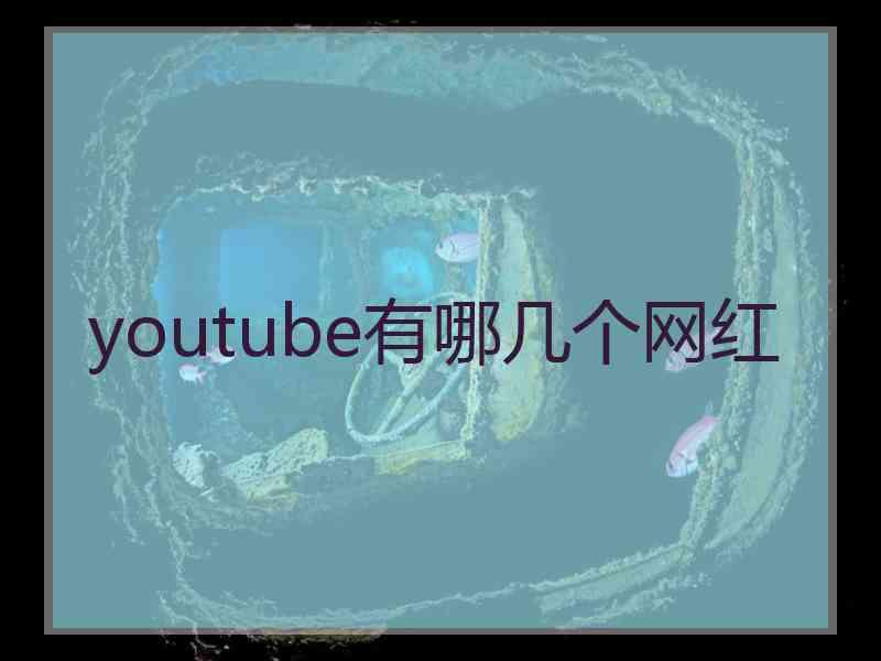 youtube有哪几个网红