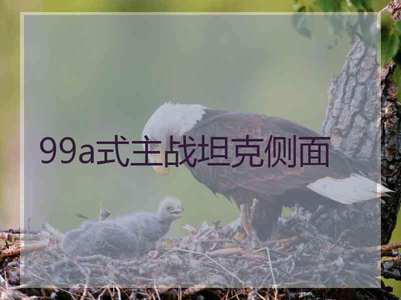 99a式主战坦克侧面