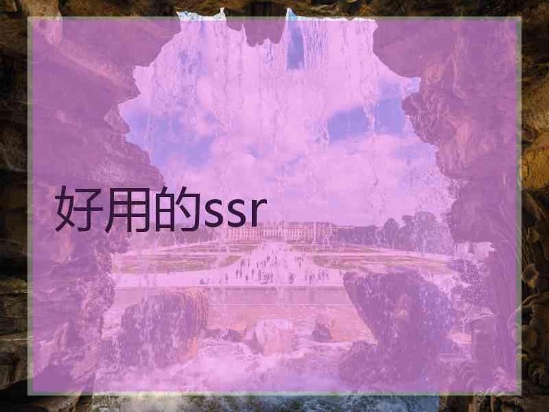 好用的ssr