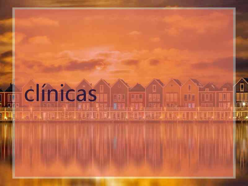 clínicas