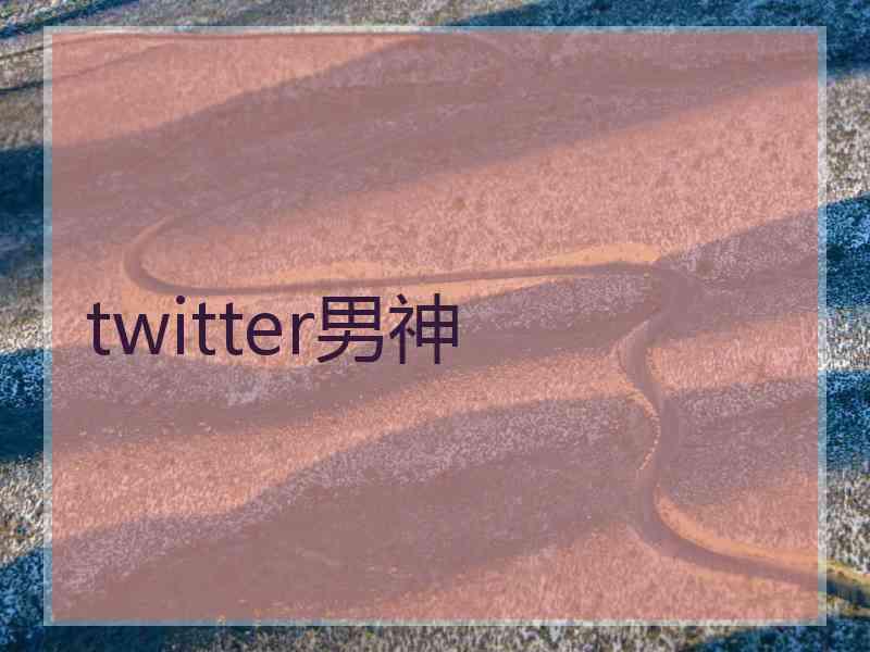 twitter男神