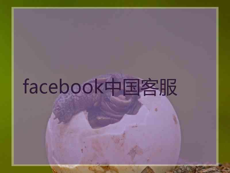 facebook中国客服