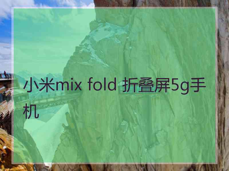 小米mix fold 折叠屏5g手机