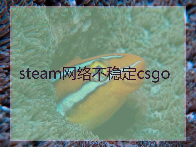 steam网络不稳定csgo