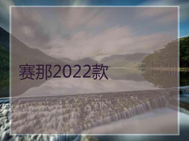 赛那2022款