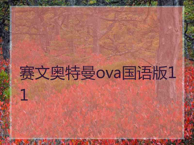 赛文奥特曼ova国语版11