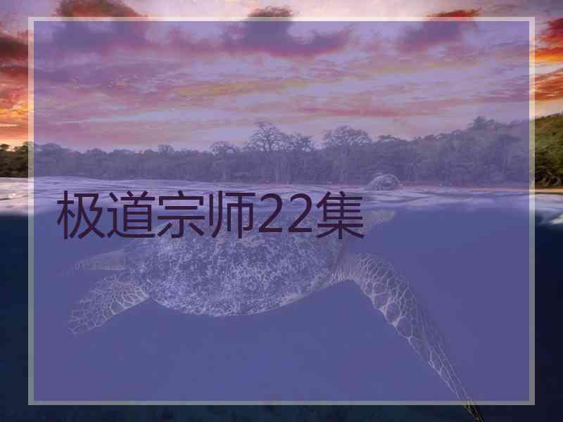 极道宗师22集