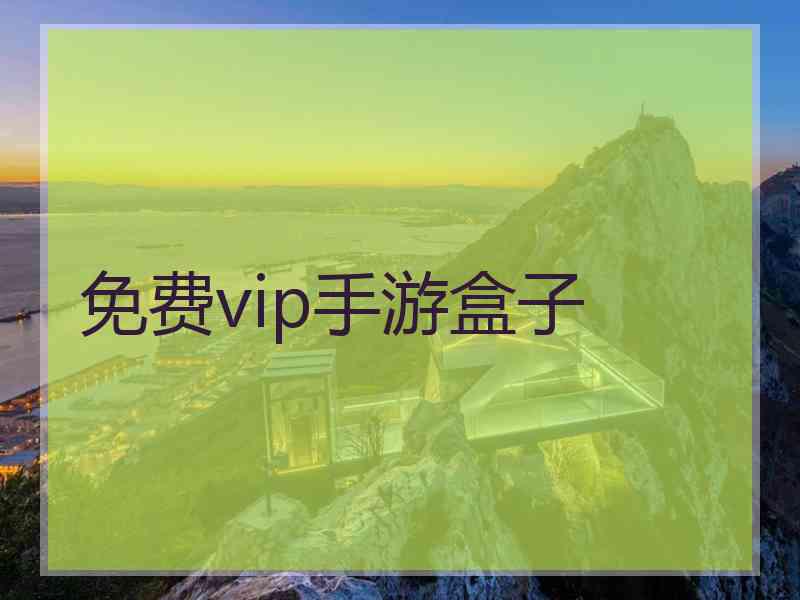 免费vip手游盒子