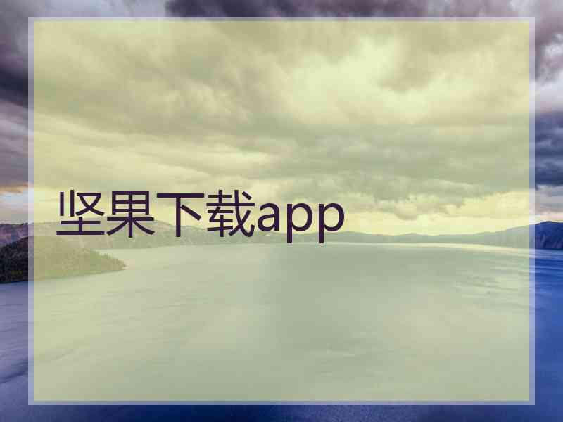 坚果下载app