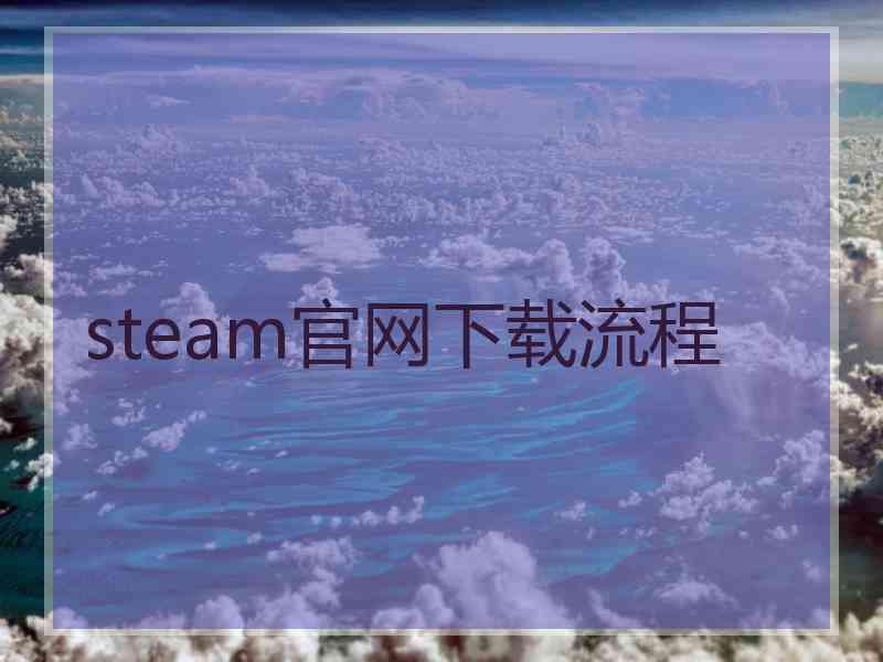 steam官网下载流程