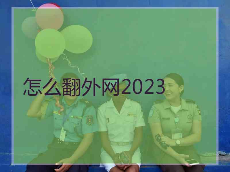 怎么翻外网2023