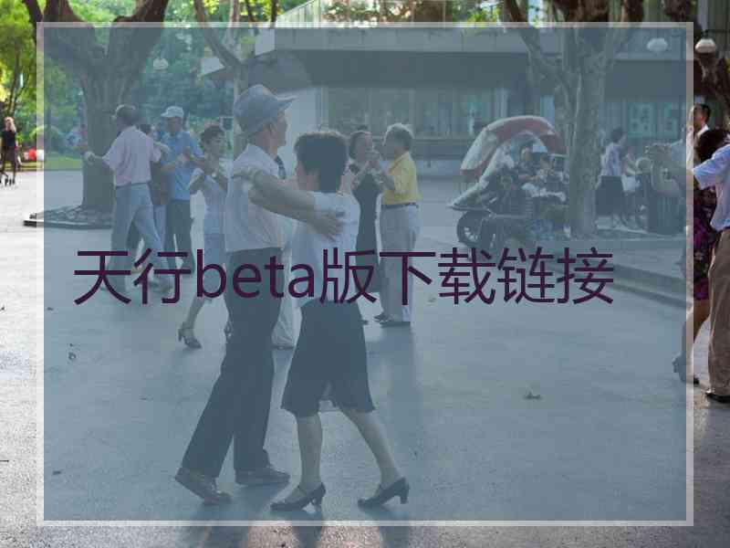 天行beta版下载链接