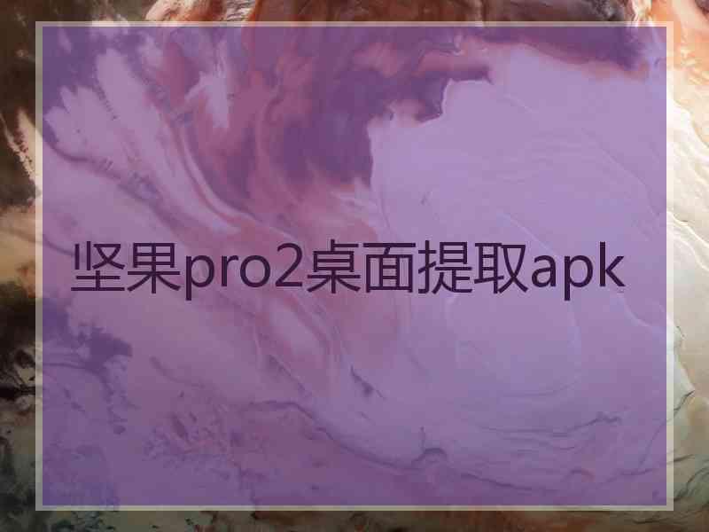 坚果pro2桌面提取apk