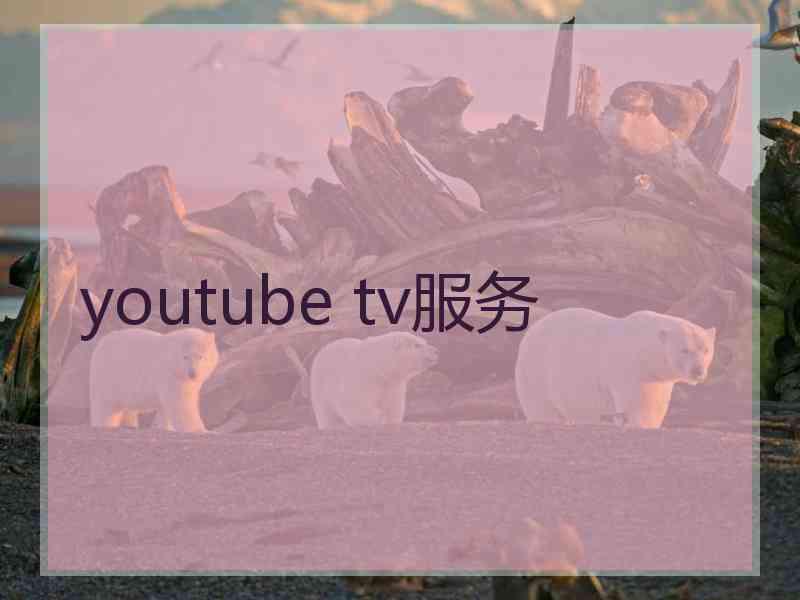 youtube tv服务