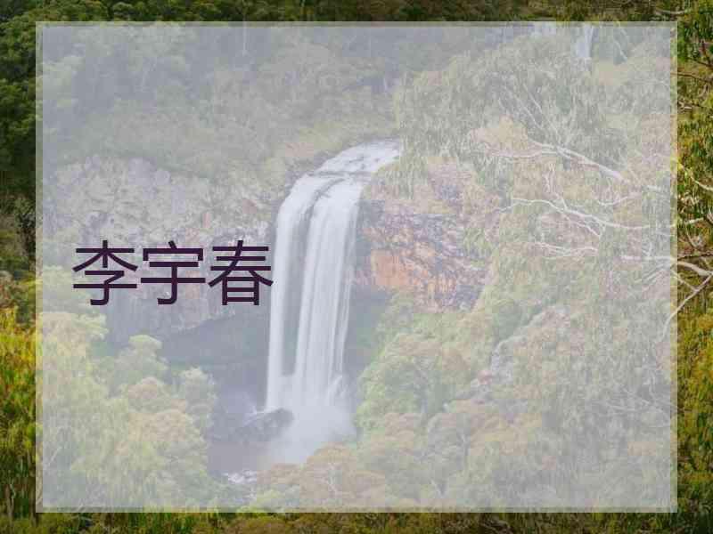 李宇春