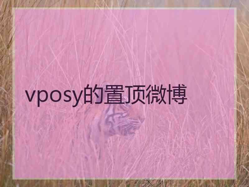 vposy的置顶微博