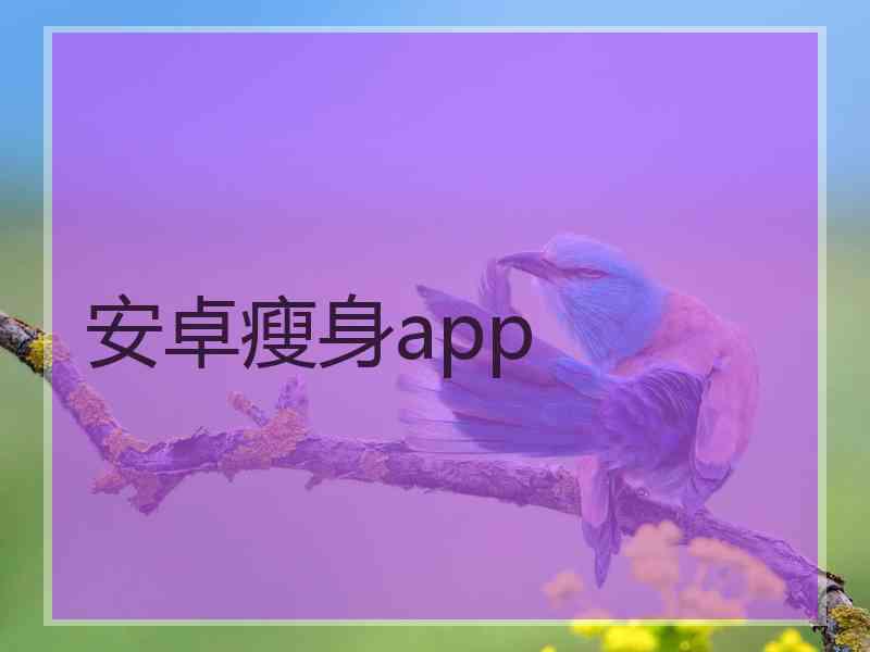 安卓瘦身app