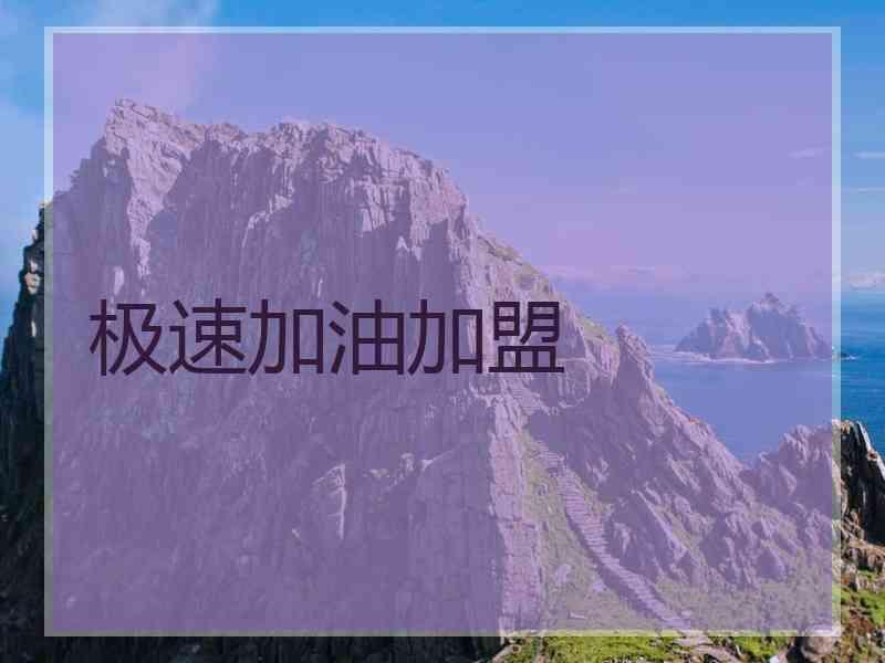 极速加油加盟