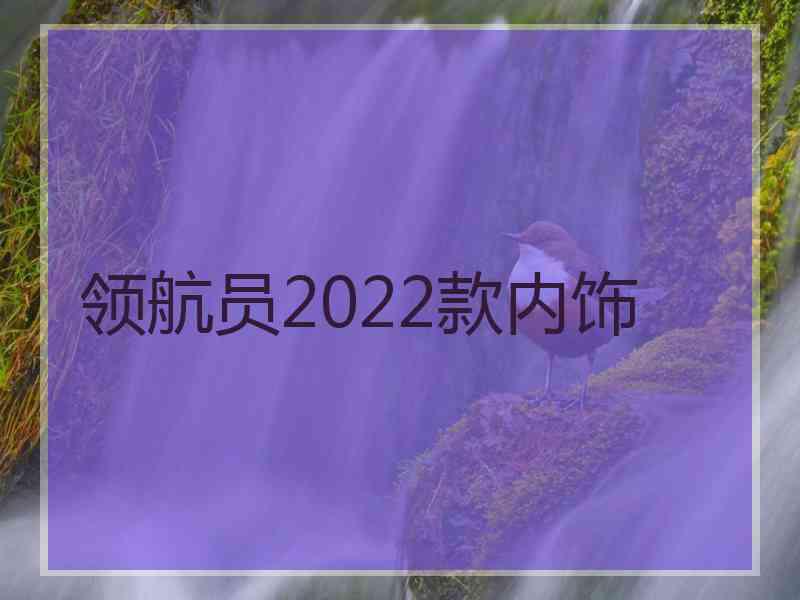 领航员2022款内饰